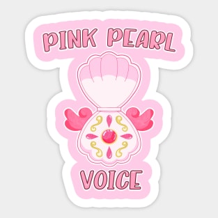 Pink Pearl Voice Sticker